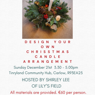 Candle arrangement workshop