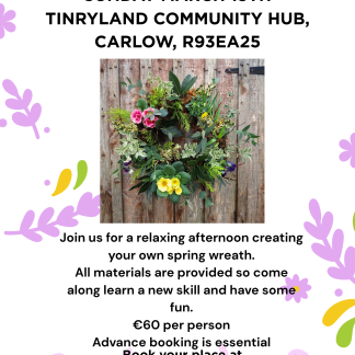 Mothers Day Workshop Sunday March 15th 3 to 5pm